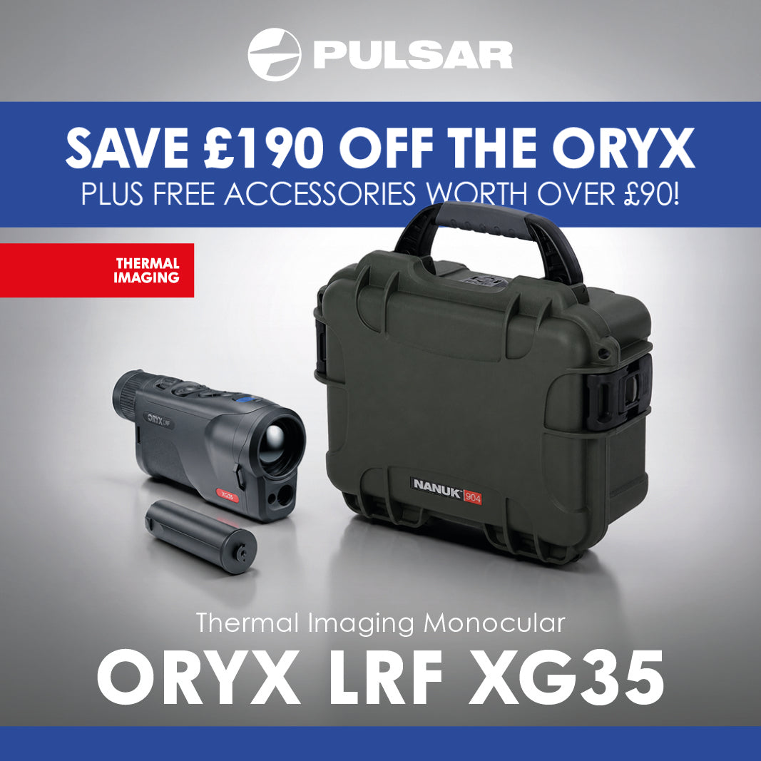 Pulsar Oryx LRF XG35 20mK Thermal Imaging Monocular Offer - Wild & Moor