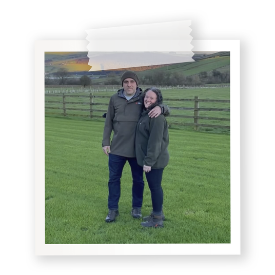 Angie & Tony Framed Polaroid Image - Wild & Moor