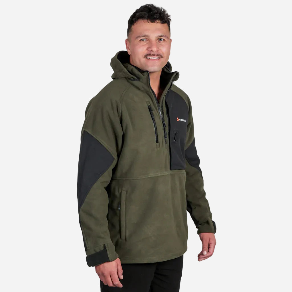 Bushbuck Frontier Windproof Fleece Pullover - Wild & Moor