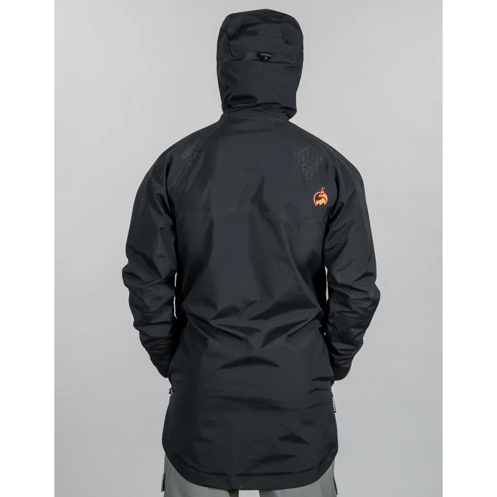 Bushbuck Typhoon Unisex Waterproof Jacket Black - Wild & Moor