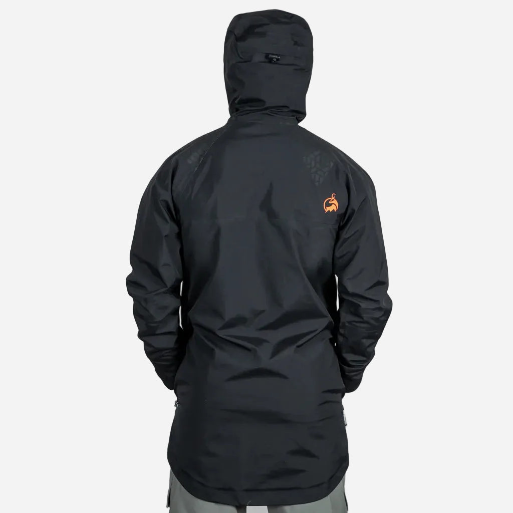Bushbuck Typhoon Unisex Waterproof Jacket Black - Wild & Moor