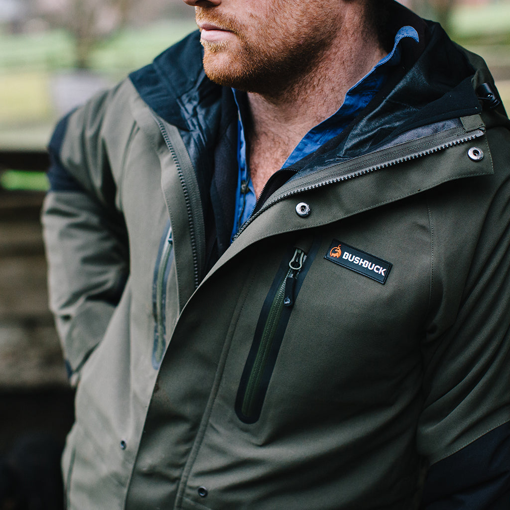 Bushbuck Defender Unisex Waterproof Jacket Lifestyle Image - Wild & Moor