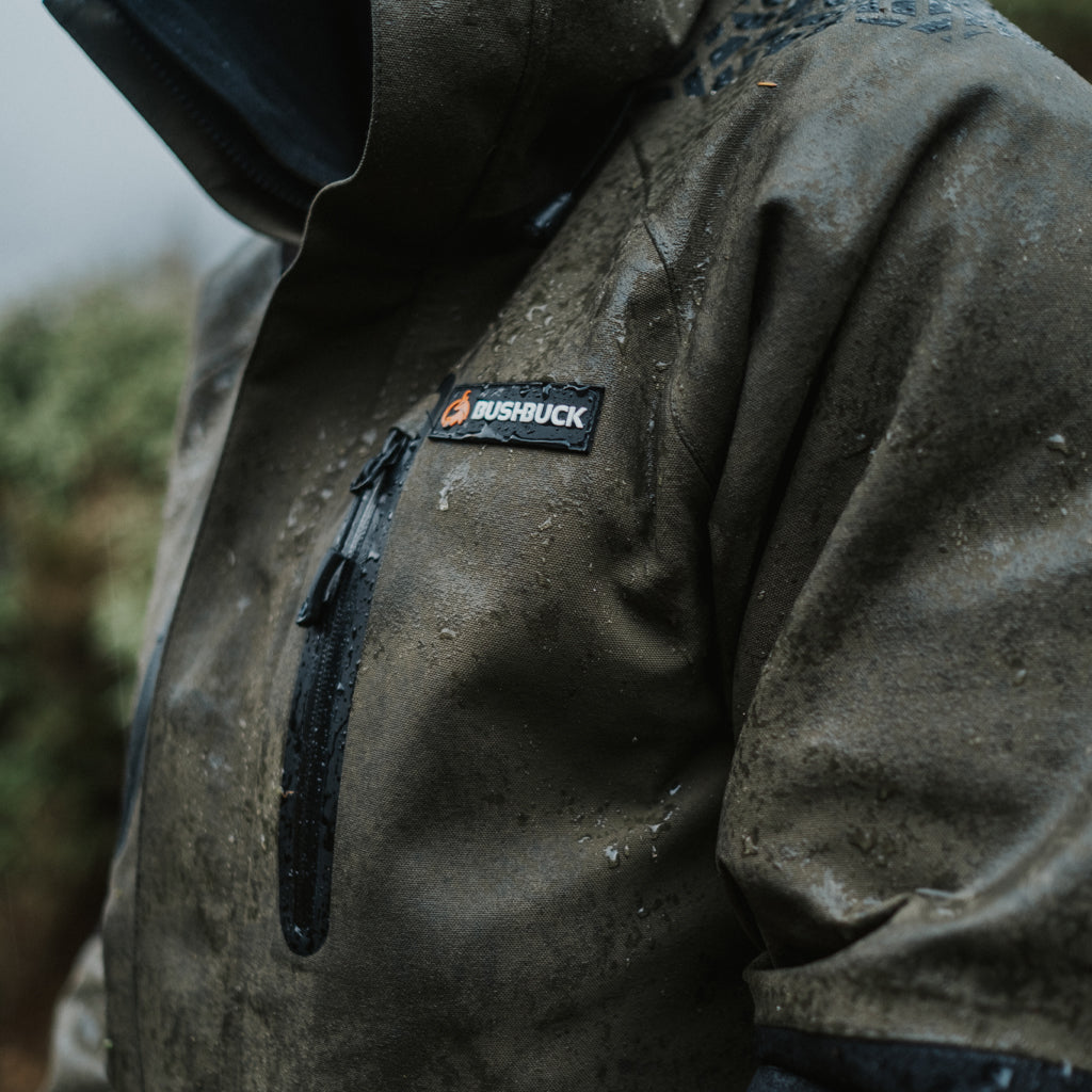 Bushbuck Defender Unisex Waterproof Jacket Lifestyle Image - Wild & Moor