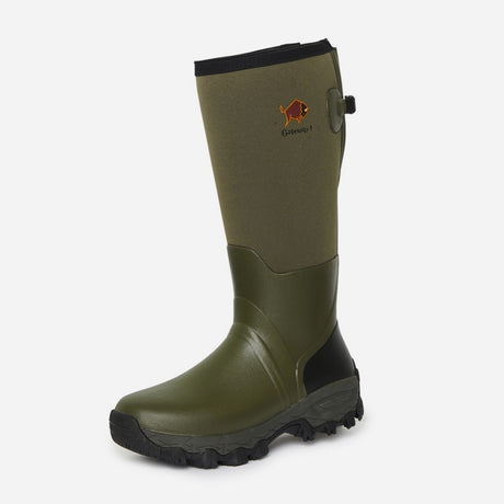 Gateway1 Mens Woodwalker 18" 4mm Wellington Boots Khaki - Wild & Moor