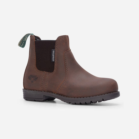 Hoggs of Fife Shire (Kids) Waterproof Dealer Boot - Wild & Moor