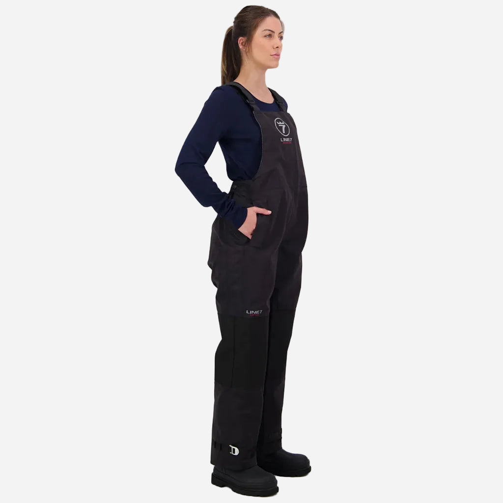 Line 7 Women's Territory Storm Pro20 Waterproof Bib Overtrousers Black - Wild & Moor
