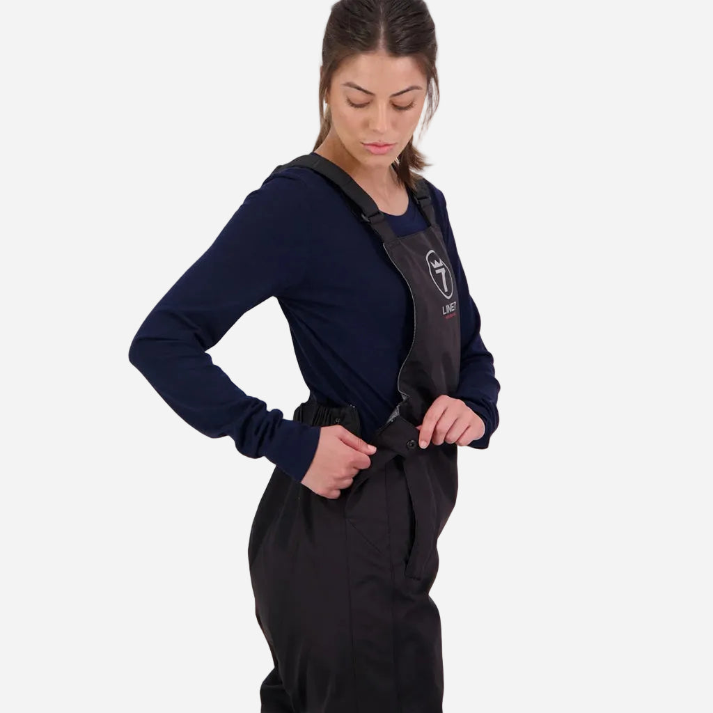 Line 7 Women's Territory Storm Pro20 Waterproof Bib Overtrousers Black - Wild & Moor