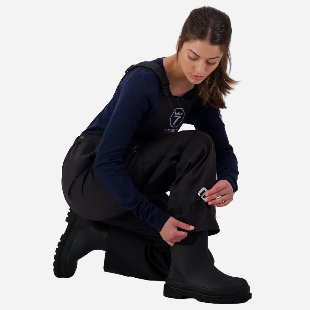 Line 7 Women's Territory Storm Pro20 Waterproof Bib Overtrousers Black - Wild & Moor