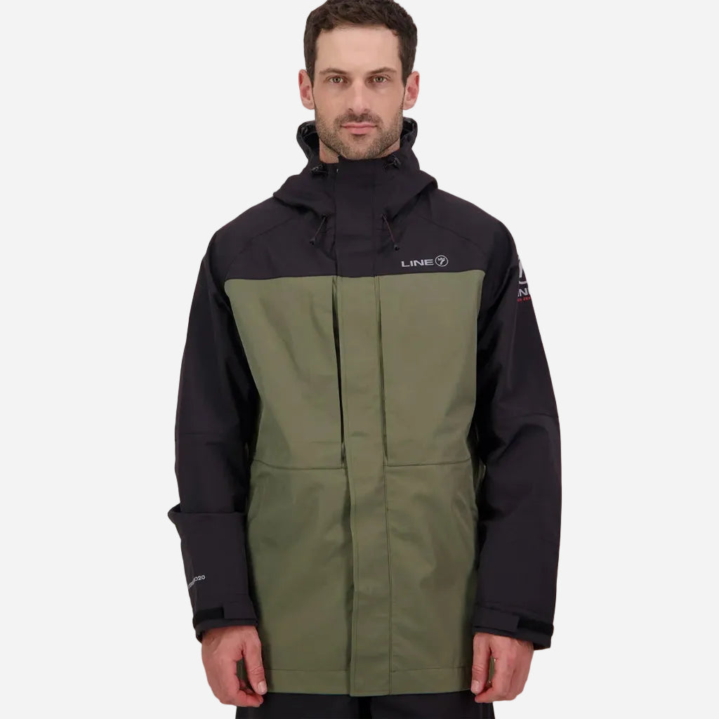Line 7 Men's Territory Storm Pro20 Waterproof Jacket Moss / Black - Wild & Moor