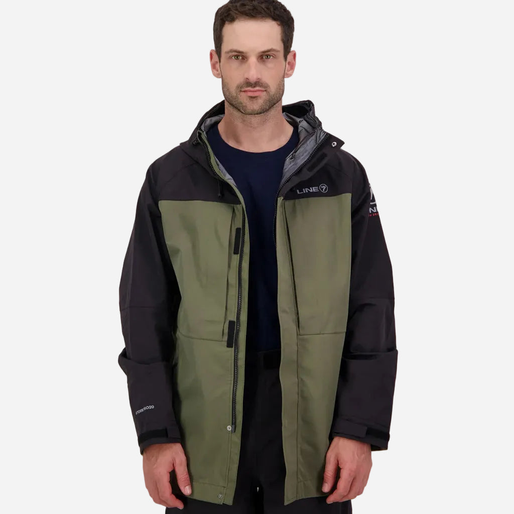 Line 7 Men's Territory Storm Pro20 Waterproof Jacket Moss / Black - Wild & Moor
