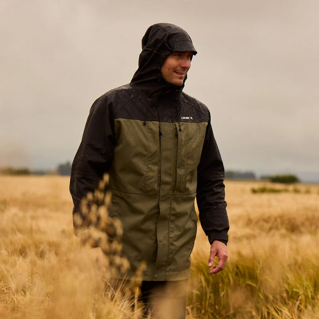 Line 7 Men's Territory Storm Pro20 Waterproof Jacket Moss / Black - Wild & Moor