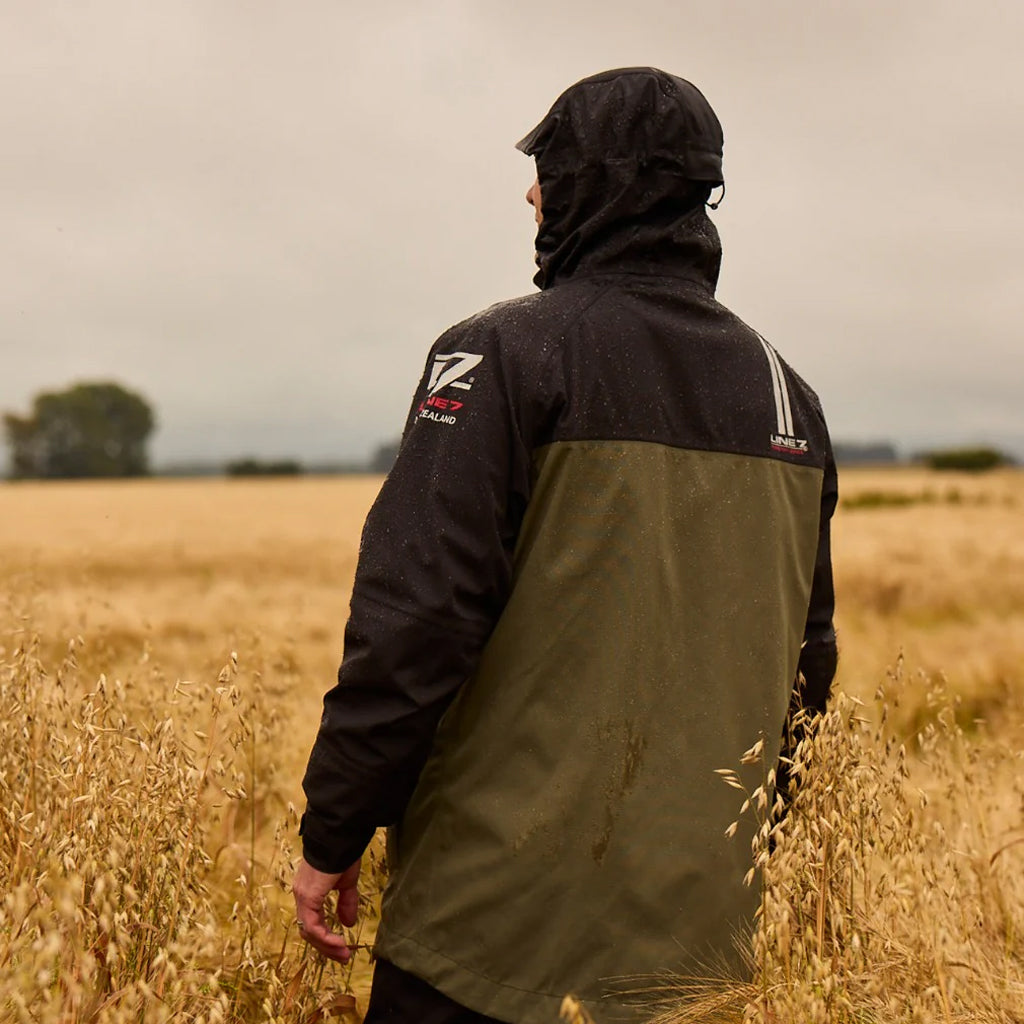 Line 7 Men's Territory Storm Pro20 Waterproof Jacket Moss / Black - Wild & Moor