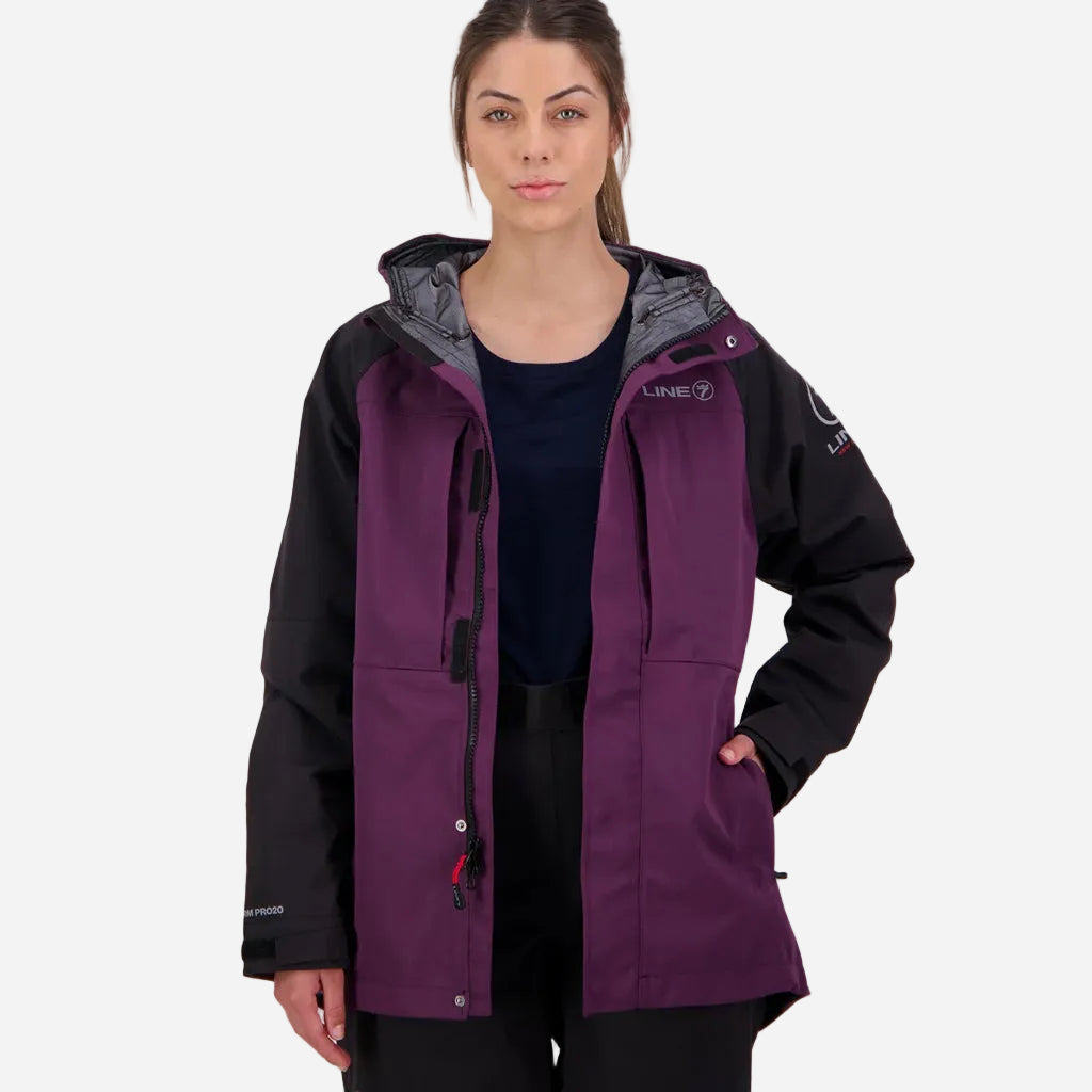 Line 7 Women's Territory Storm Pro20 Waterproof Jacket Blackberry / Black - Wild & Moor