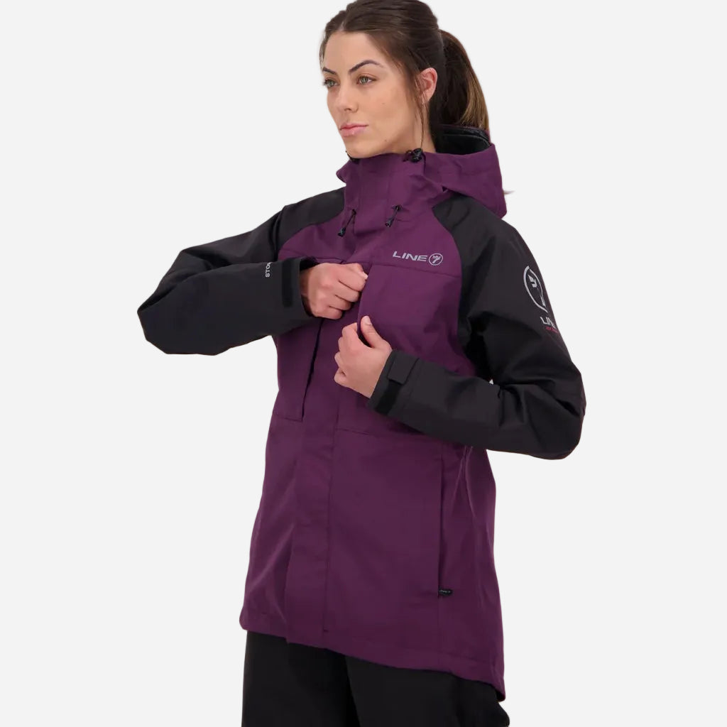 Line 7 Women's Territory Storm Pro20 Waterproof Jacket Blackberry / Black - Wild & Moor