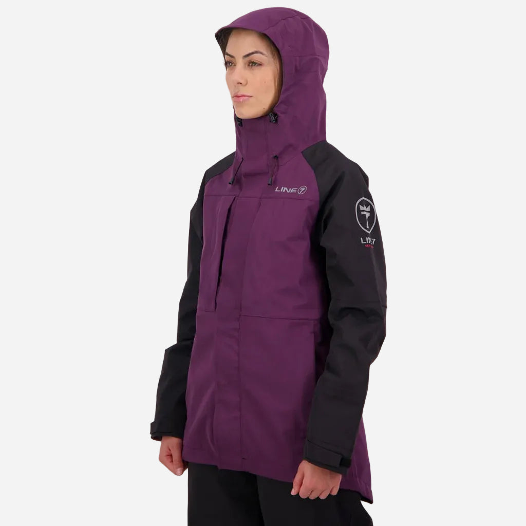 Line 7 Women's Territory Storm Pro20 Waterproof Jacket Blackberry / Black - Wild & Moor
