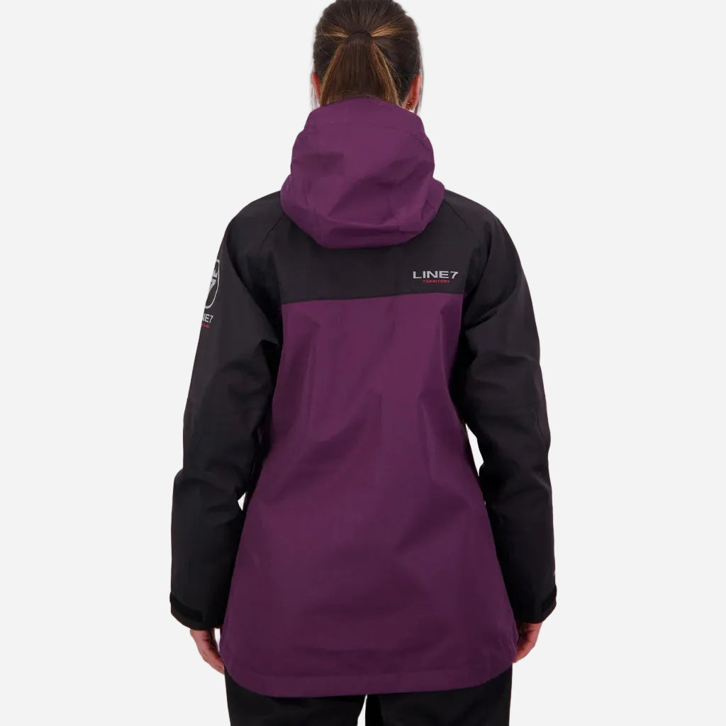 Line 7 Women's Territory Storm Pro20 Waterproof Jacket Blackberry / Black - Wild & Moor