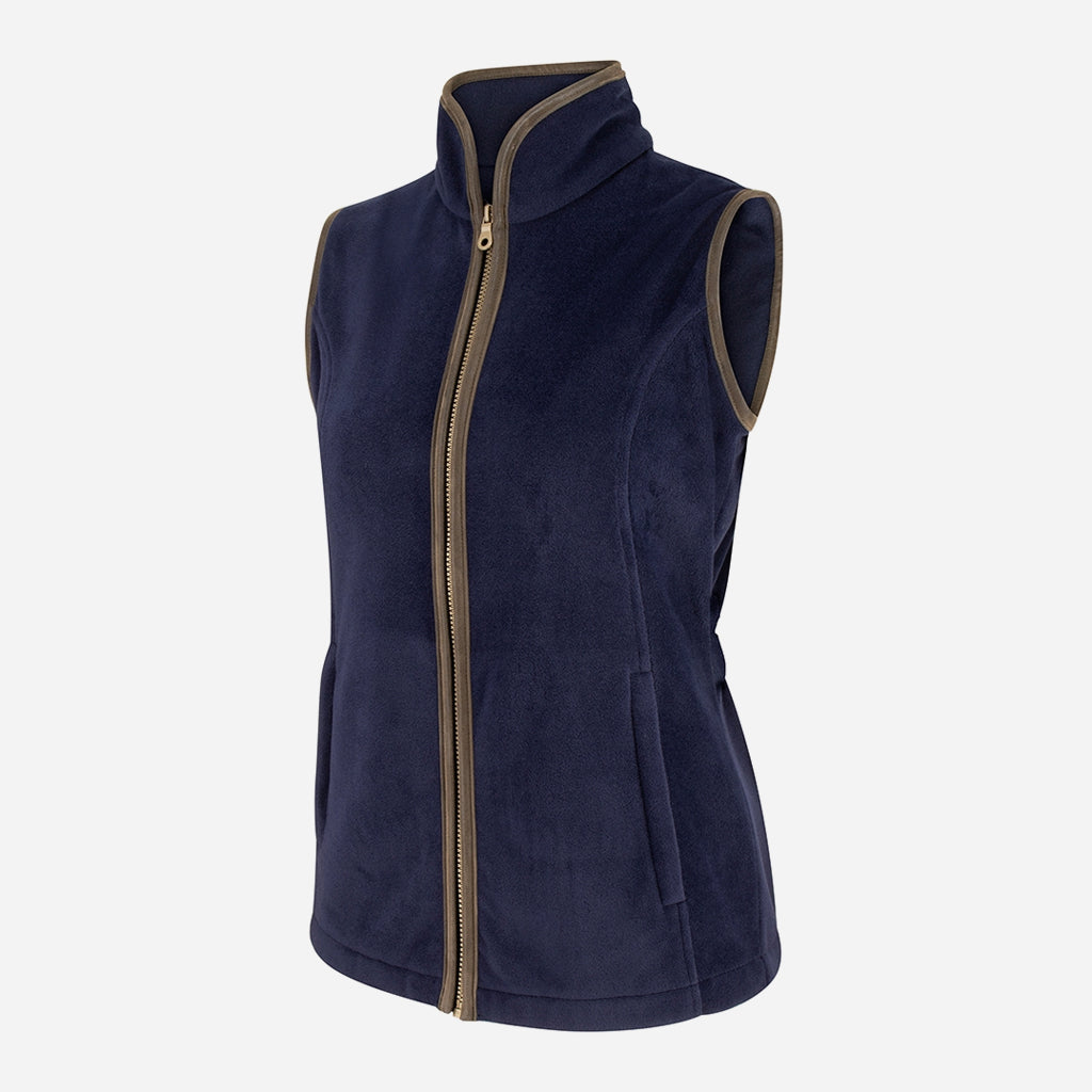Hoggs of Fife Stenton Women's Fleece Gilet Midnight Navy - Wild & Moor