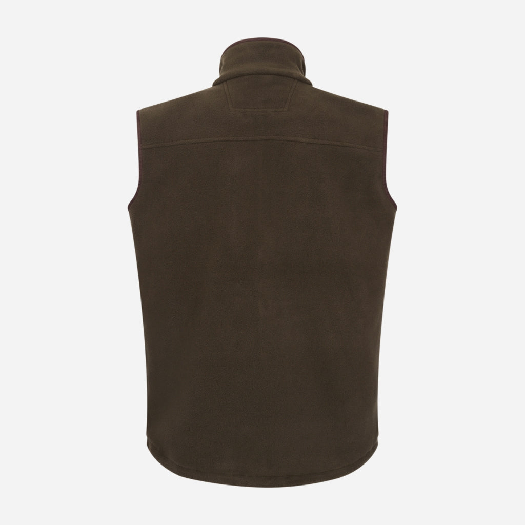 Hoggs of Fife Men's Woodhall Fleece Gilet Green - Wild & Moor