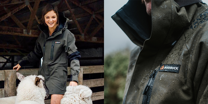 Men and women wearing Bushbuck jackets and trousers