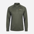 Bushbuck Apex Quarter Zip Unisex Base Layer Bayleaf Green - Wild & Moor