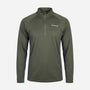 Bushbuck Apex Quarter Zip Unisex Base Layer Bayleaf Green - Wild & Moor