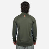 Bushbuck Apex Quarter Zip Unisex Base Layer Bayleaf Green - Wild & Moor