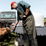 Bushbuck Defender Unisex Waterproof Bib Overtrousers Lifestyle Image - Wild & Moor