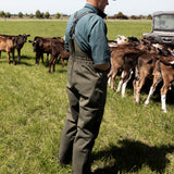 Bushbuck Defender Unisex Waterproof Bib Overtrousers Lifestyle Image - Wild & Moor