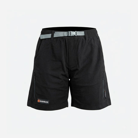 Bushbuck Dri-Seat Unisex Shorts Black - Wild & Moor