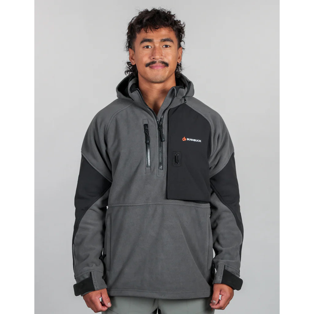 Bushbuck Frontier Windproof Fleece Pullover - Wild & Moor
