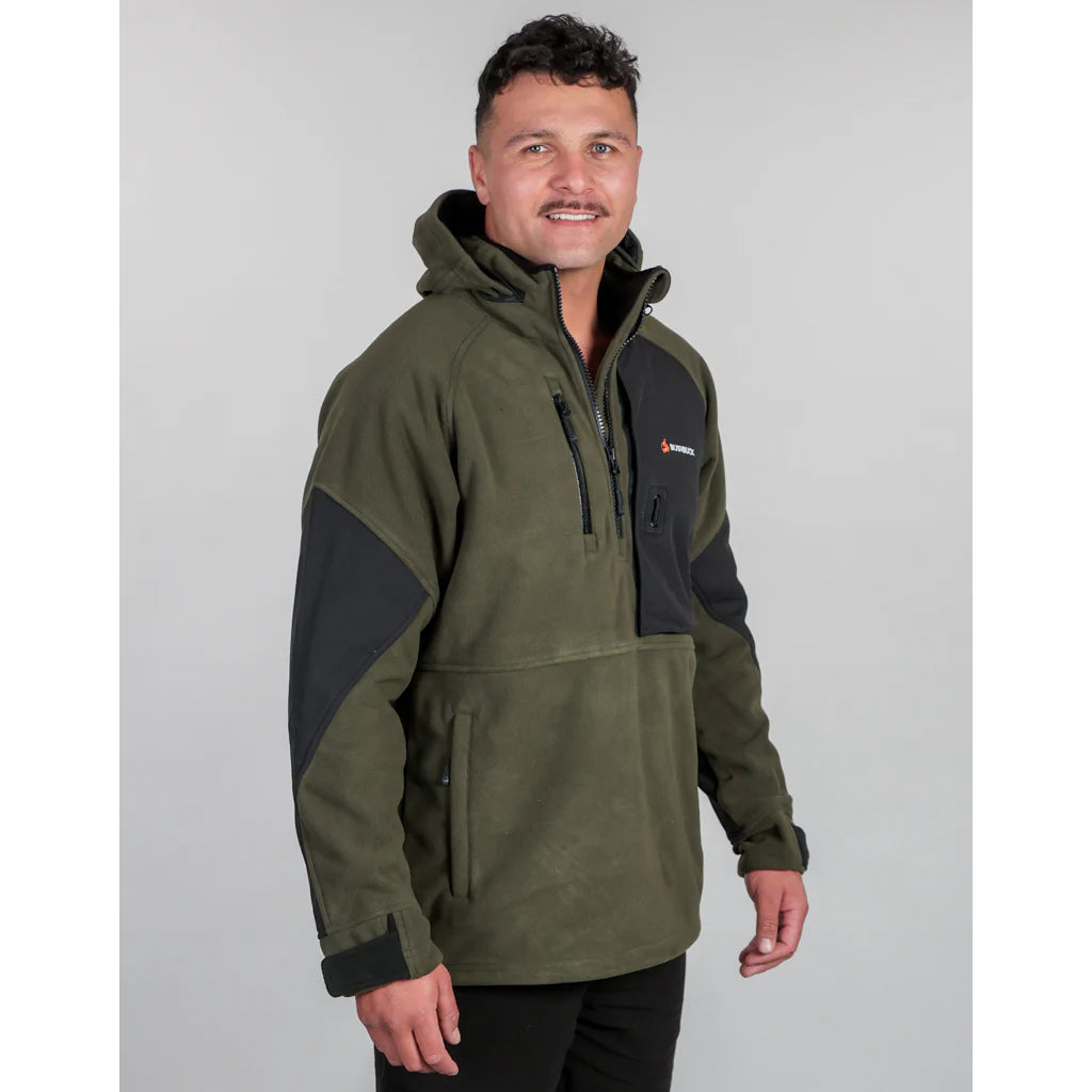 Bushbuck Frontier Windproof Fleece Pullover - Wild & Moor