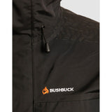 Bushbuck Typhoon Unisex Waterproof Jacket Black - Wild & Moor