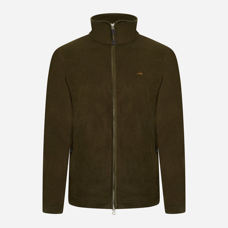 Front of Harehill Birtles Fleece Jacket, Fern - Wild & Moor