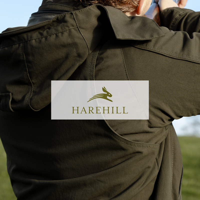 Harehill Clothing Home Page Image with Logo