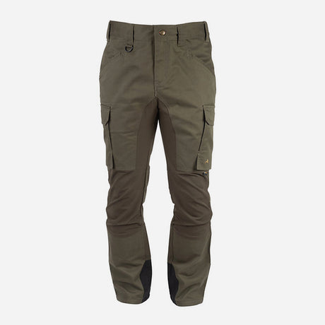 Front of Harehill Ridgegate Cargo Pocket Trousers, Forest Shade - Wild & Moor