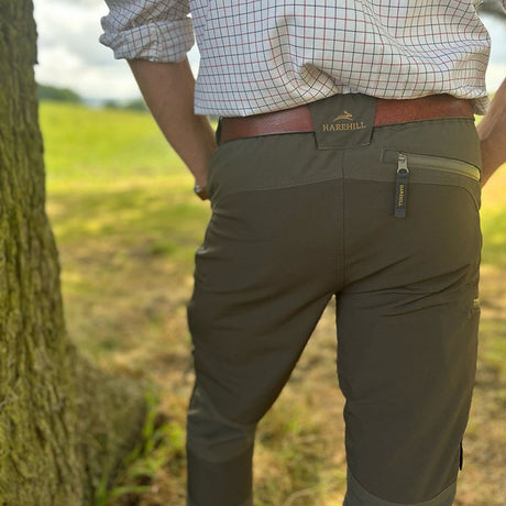 Lifestyle image of Harehill Waterproof Ridgegate Trousers, Cedar - Wild & Moor