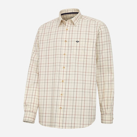 Hoggs of Fife Men's Chieftain Premier Tattersall Shirt Rust - Wild & Moor