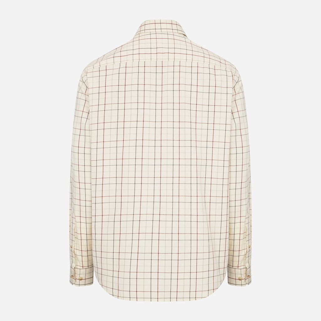 Hoggs of Fife Men's Chieftain Premier Tattersall Shirt Rust - Wild & Moor