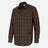 Hoggs of Fife Harris Cotton/Wool Twill Check Shirt, Green - Wild & Moor