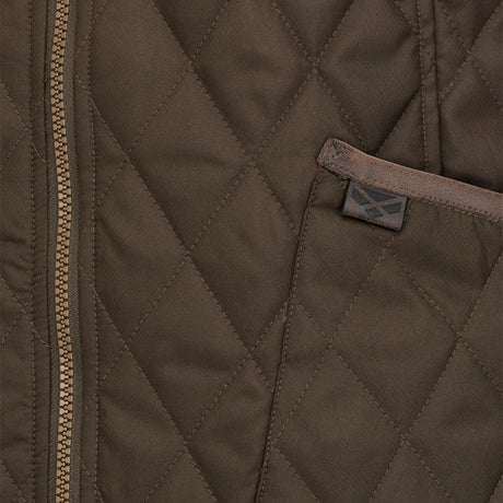 Hoggs of Fife Women's Ladybank Quilted Gilet - Wild & Moor