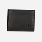 Hoggs of Fife Monarch Leather Credit Card Wallet Black - Wild & Moor