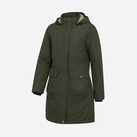 Hoggs of Fife Walker Ladies Long Coat Fern Green - Wild & Moor