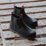 Lifestyle image of Hoggs of Fife Zeus Safety Dealer Boots Black - Wild & Moor