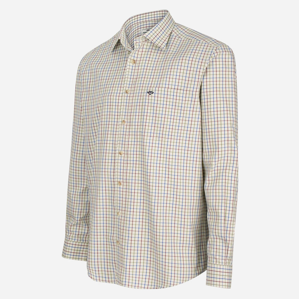 Hoggs of Fife Men's Inverness Cotton Tattersall Shirt - Wild & Moor