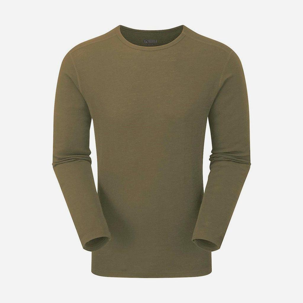 Keela Mens Merino L/S Round Neck Top - Wild & Moor