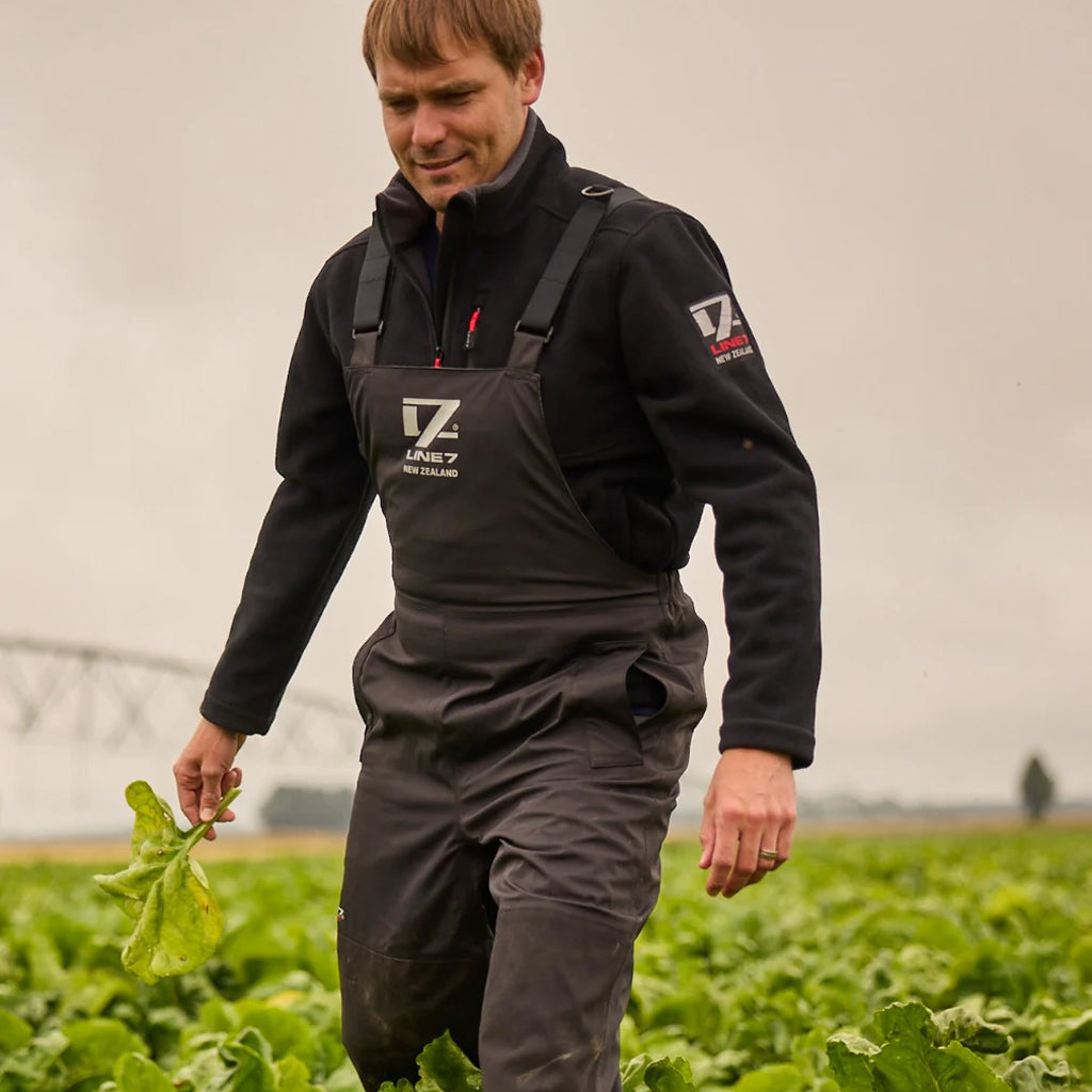 Line 7 Men's Territory Storm Pro20 Waterproof Bib Overtrousers Black - Wild & Moor