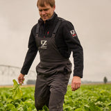 Line 7 Men's Territory Storm Pro20 Waterproof Bib Overtrousers Black - Wild & Moor