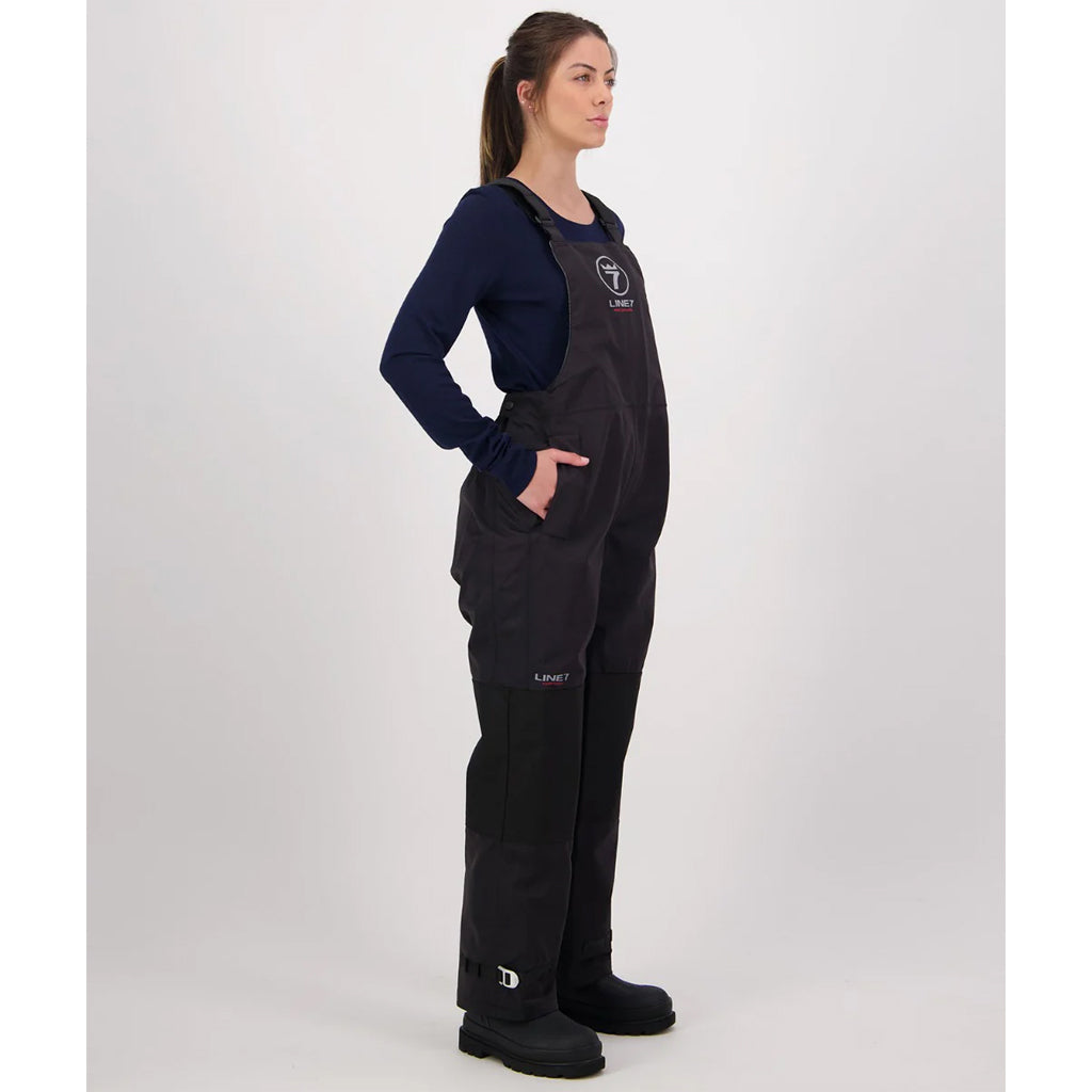 Line 7 Women's Territory Storm Pro20 Waterproof Bib Overtrousers Black - Wild & Moor