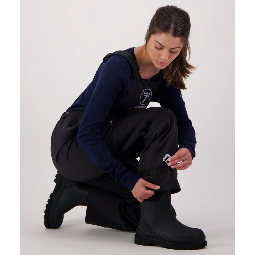 Line 7 Women's Territory Storm Pro20 Waterproof Bib Overtrousers Black - Wild & Moor