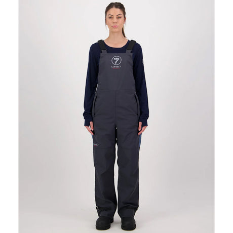 Line 7 Women's Storm Armour10 Waterproof 2 Layer Bib Overtrousers Stormy Weather / Ebony - Wild & Moor